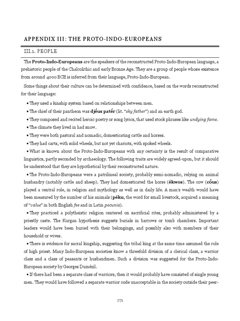 ProtoIndoEuropeans.pdf Mythology Religion And Belief