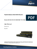User Manual: Peplink Balance Multi-WAN Routers