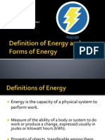 Energy and Its Forms