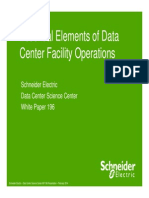 Essential Elements of Datacenter Facility Operations