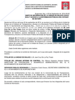 Acta Constitutiva Comite de Informacion PDF