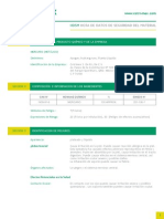 Hoja de Seguridad Del Mercurio PDF