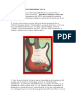 Historia de La Guitarra Electrica