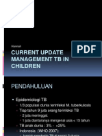 Current Update Management TB in Children DR Hannah