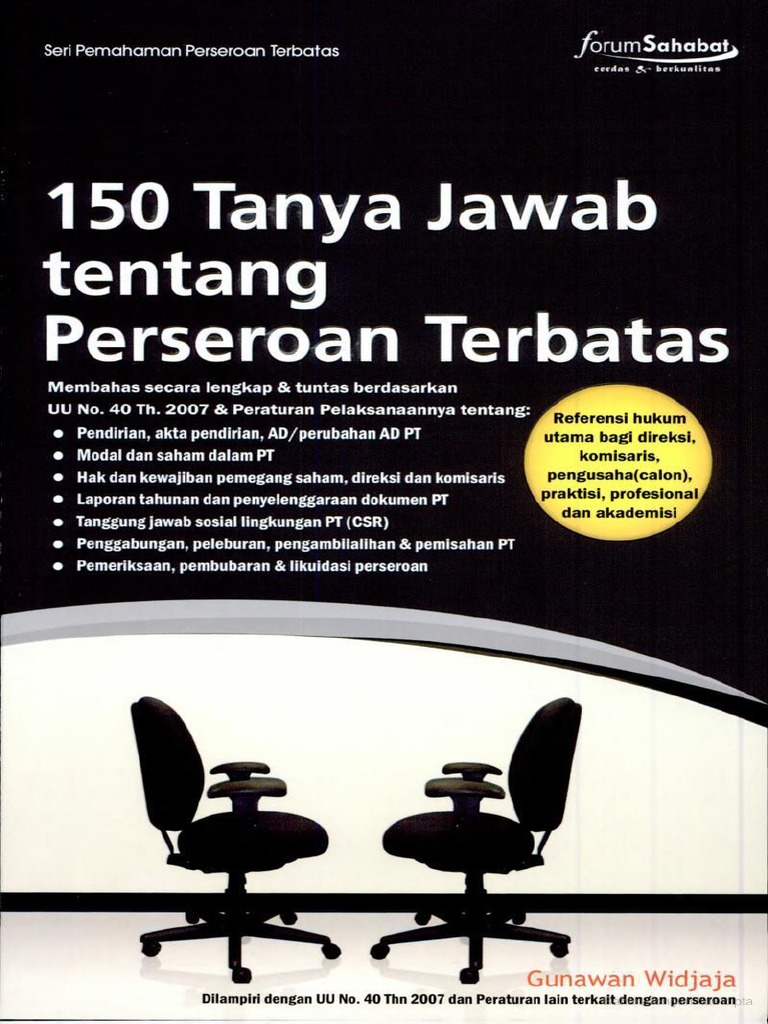 150 Pertanyaan Perseroan Terbatas