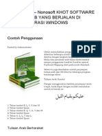 Contoh Penggunaan - Arabic Editor - Nonosoft KHOT PDF