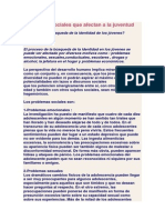 Problemas Sociales Que Afectan A La Juventud