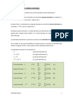 Derivadas de Orden Superior PDF