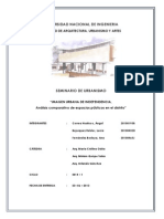 Analisis de Espacios Publicos en Independencia