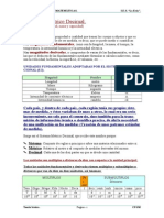 Sistema Métrico Decimal.: Magnitudes Fundamentales Magnitudes Derivadas