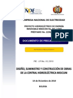 Documento Precalificacion Obras Central HidroelctricaMisicuni 101210.pdf