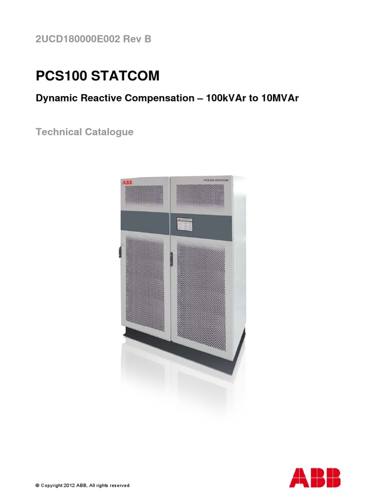 2UCD180000E002 - B STATCOM Technical Catalogue PDF | PDF