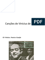 Canções de Vinicius de Moraes