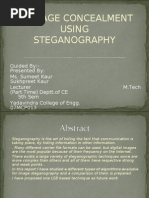 Download Message Concealment Using Steganography by sukhpreet SN24316178 doc pdf