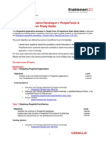 Peoplesoft Application Developer I: Peopletools & Peoplecode - Exam Study Guide