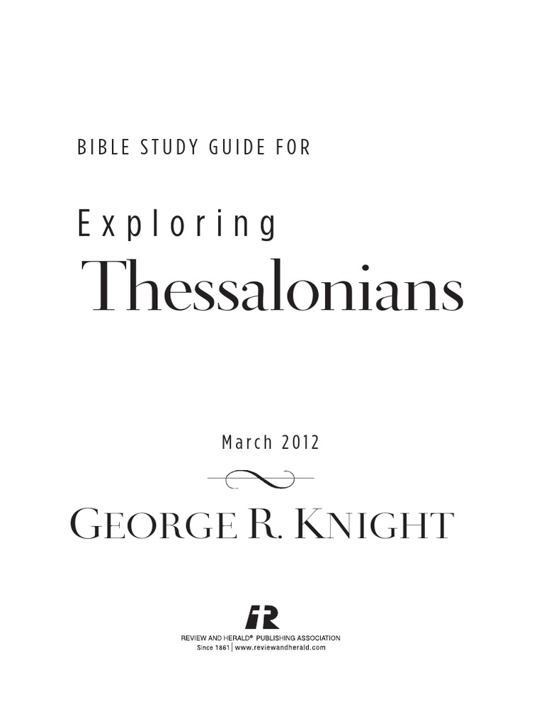 Letters To Thessalonica Analysis