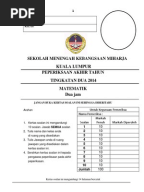 Matematik Tingkatan 2 Bab 3: Ungkapan Algebra II