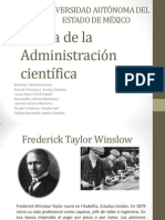 Teoría de La Administración Científica