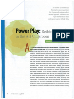 Power Play - Rethinking Roles in The Art Classroom