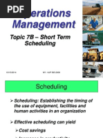 Topic 7B-Short Term Scheduling