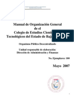 Manual de Organizacion CECYTE PDF