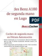 Mercedes Benz A180 de Segunda Mano en Lugo PDF