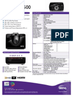 BenQ W7500 DLP Full HD 3D Home Theatre Projector