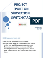 A Project Report On Substation Switchyard: Jatin Rasstogi EE5 SEM FEJB12EE17