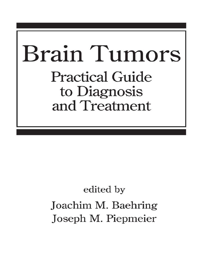 Brain Tumors - Practical Guide To Diagnosis and Treatment | PDF ...