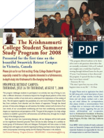 2008 Canada K Student Program