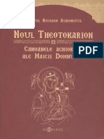 SF Nicodim Aghioritul Noul Theotokarion Canoanele Aghioritice Ale Maicii Domnului PDF