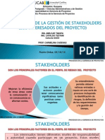 GESTION DE LOS STAKEHOLDERS - PPSX