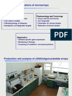 Applications of Microarrays: Gene Target Discovery Pharmacology and Toxicology