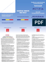 Petitie Romania Merita Mai Mult