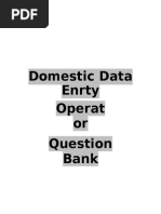 New Question Bank For Data Entry Operator