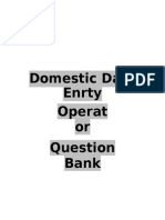 New Question Bank For Data Entry Operator