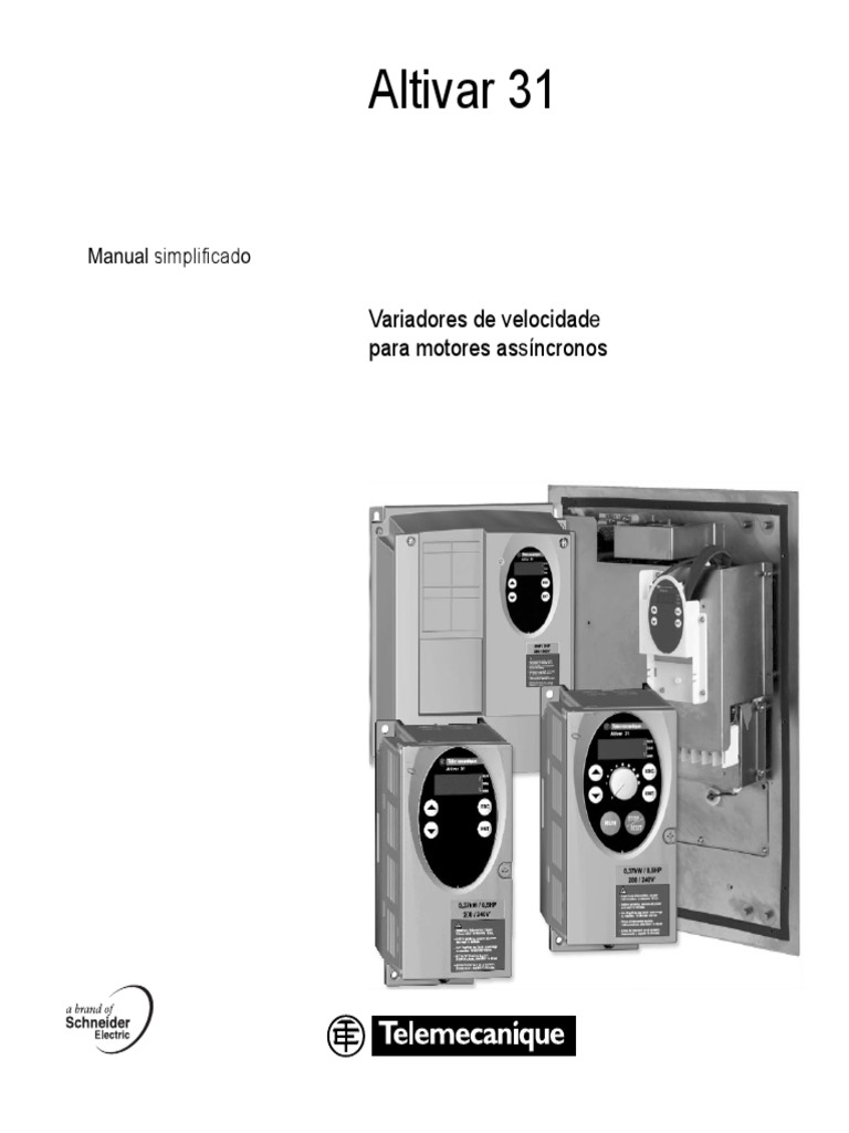 Manual Simplificado Altivar 31 - PT PDF | PDF | Frequência | Hertz