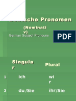 Pronomen Learn German Aprender Aleman