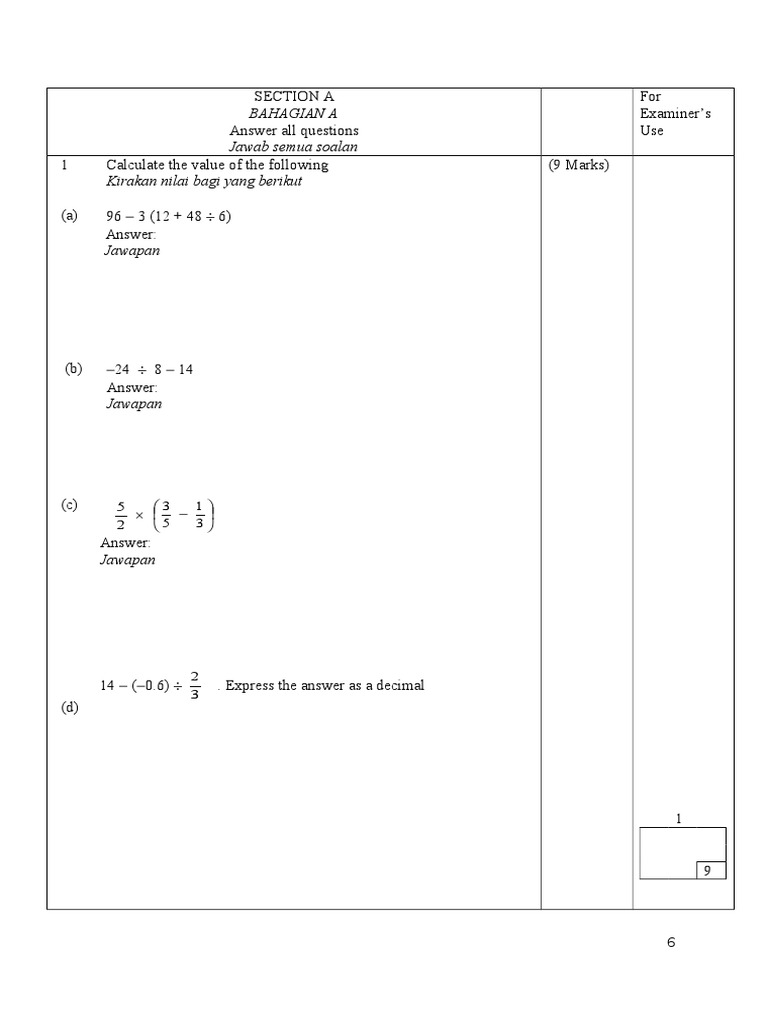 Maths Form 3 | PDF