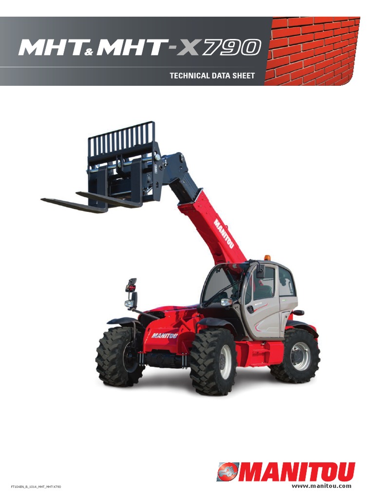 Manitou Mht 790 Mht X 790 En Automatic Transmission Vehicles