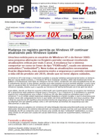 [Revista PnP] Mudança no registro permite ao Windows XP continuar atualizando pelo Windows Update.pdf