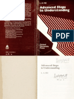 Leslie A. Hill. Advanced Steps To Understanding PDF
