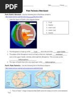 Plate Tectonics Web Quest Student