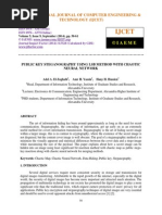 Public Key Steganography Using Lsb Method With Chaotic Neural Network