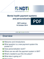 MH Payment System and Personalisation, NDTi Webinar 16 Oct 2014