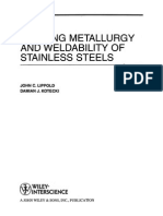Welding Metallurgy and Weldability of Stainless Steels John C Lippold Damian J Kotecki PDF