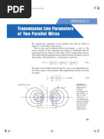 Transmission Line Parameters of Two Parallel Wires: Appendix D