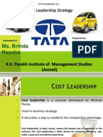 Cost Leadership Strategy: Mehul Rasadiya Ms. Brinda Raycha