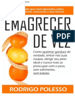 Livro Emagrecer de Vez Download PDF