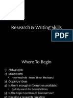 Research Writing Skills1